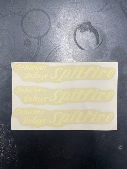 Schwinn Deluxe Spitfire Decals