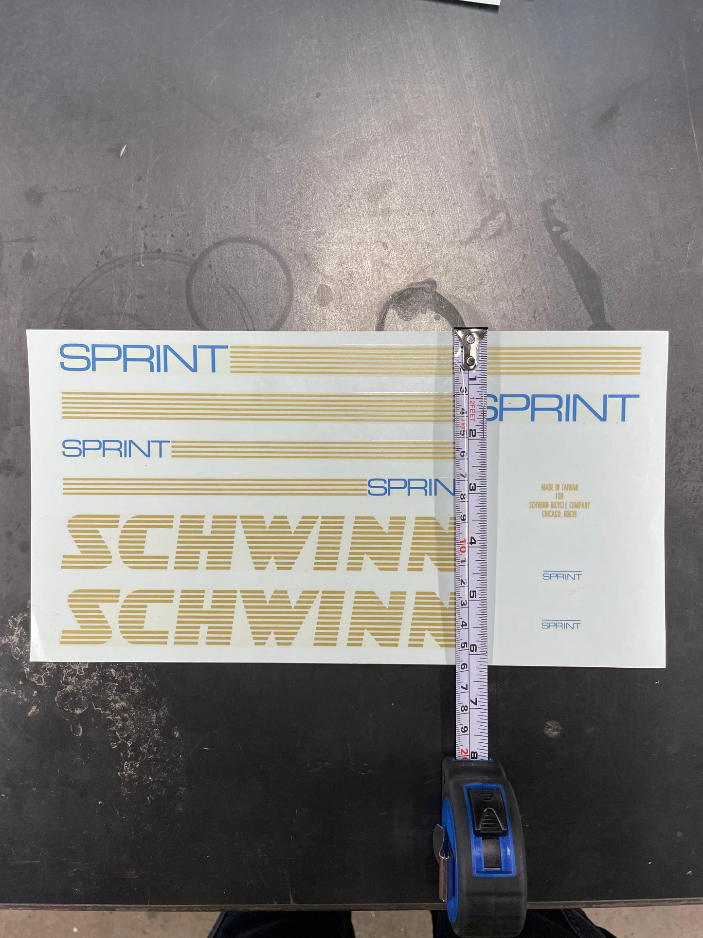 Schwinn Sprint Decals