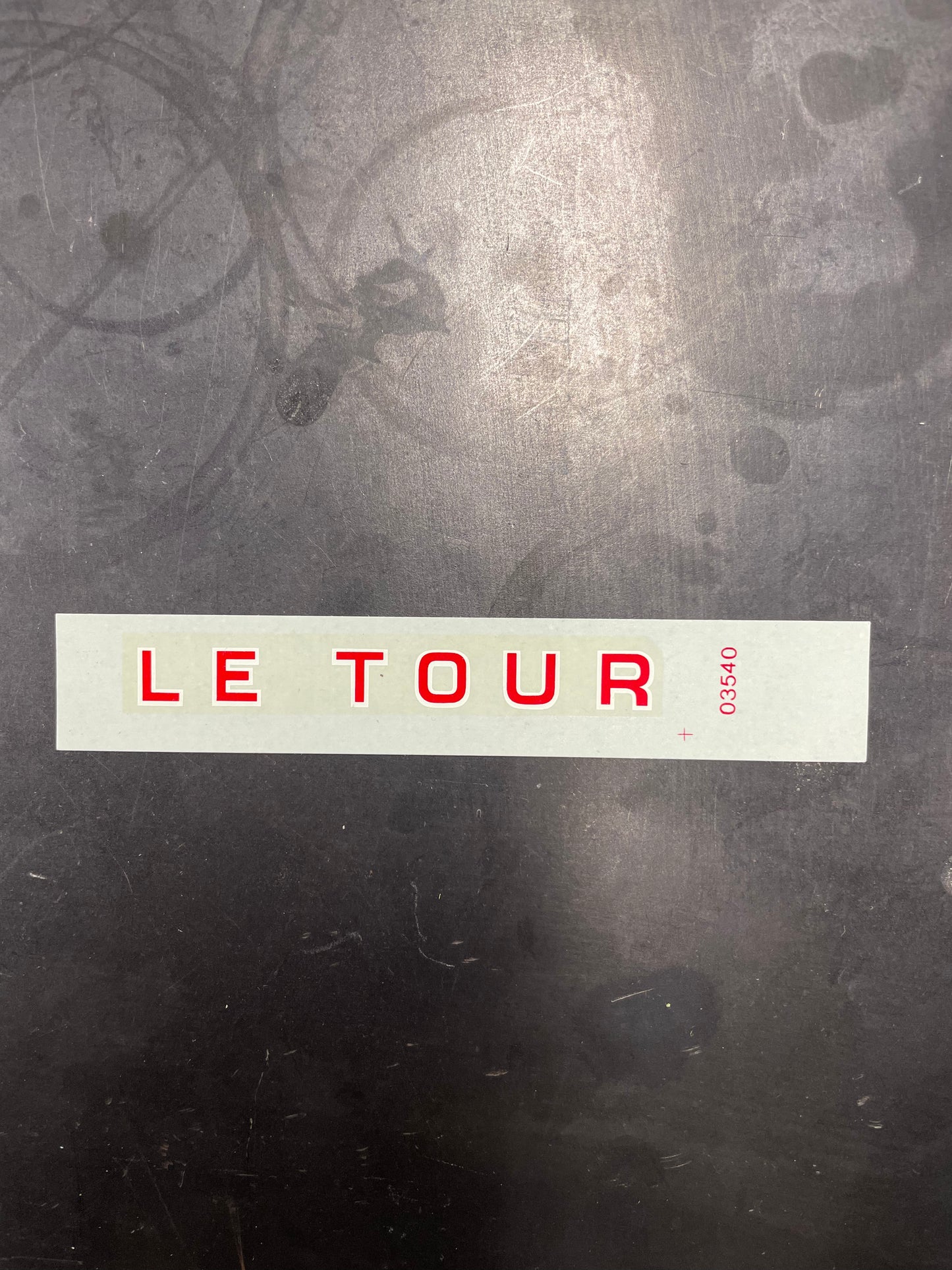 Red Le Tour Decal