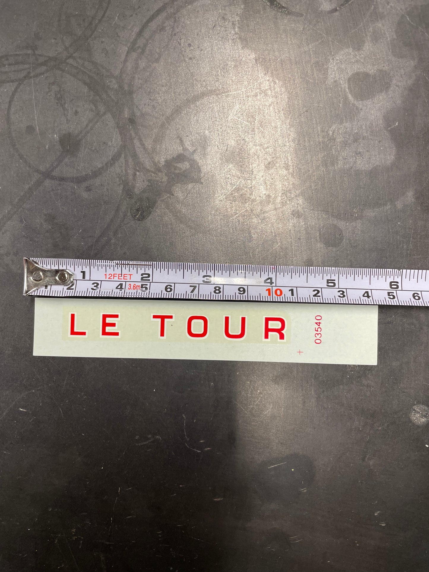 Red Le Tour Decal