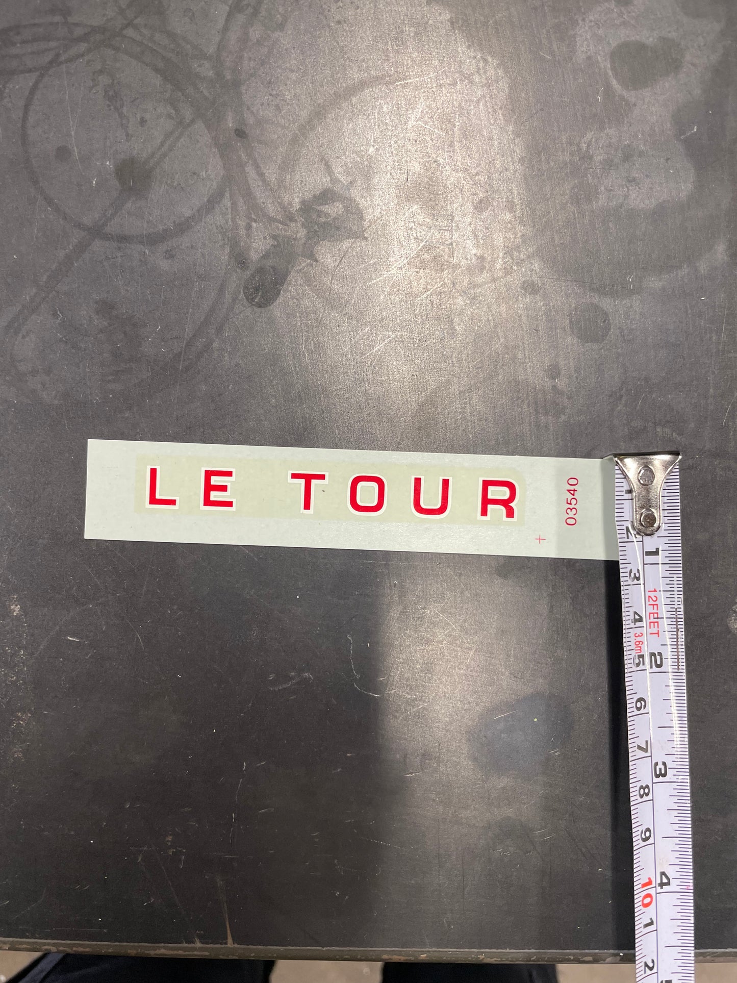 Red Le Tour Decal