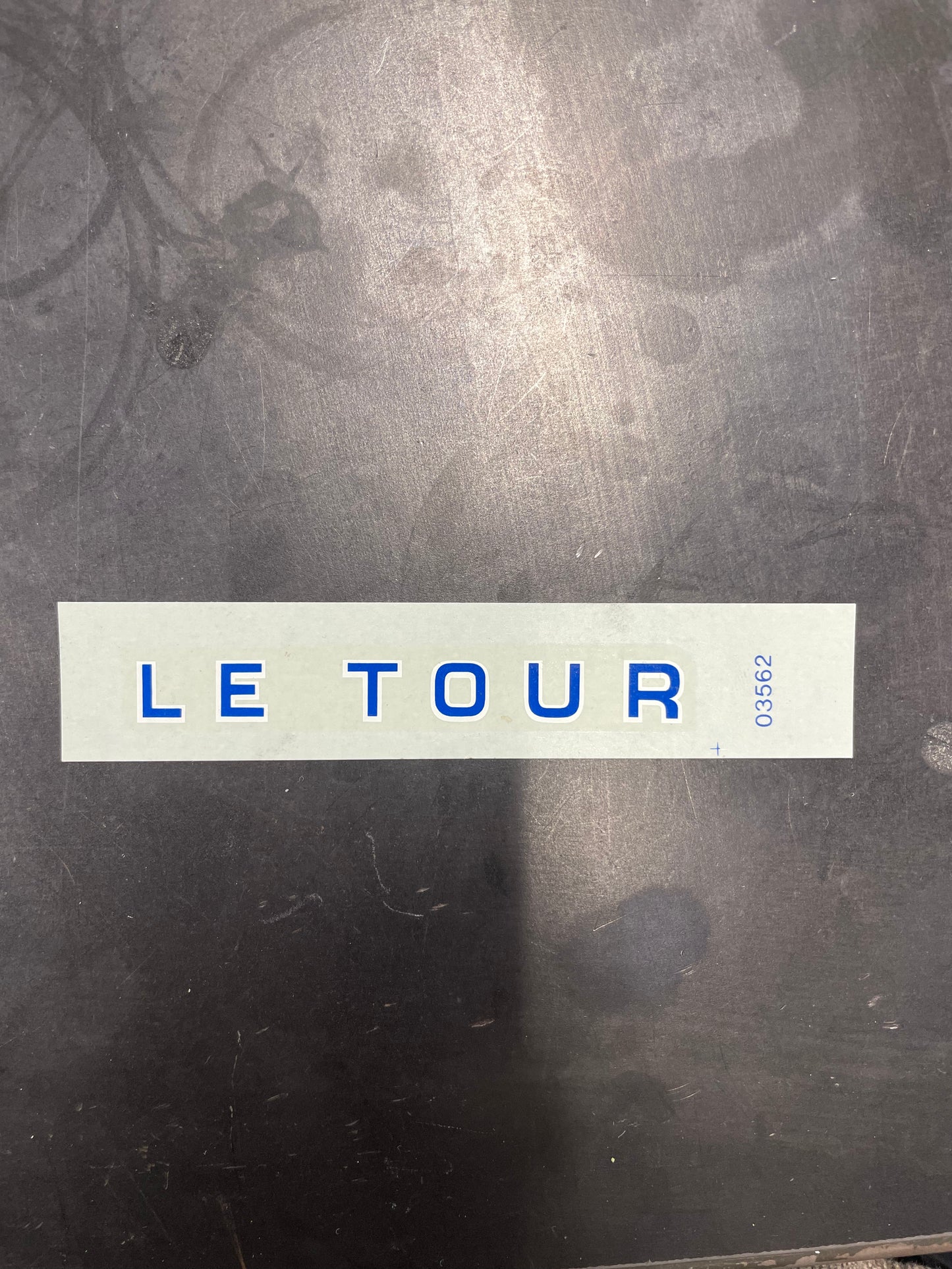 Blue Le Tour Decal