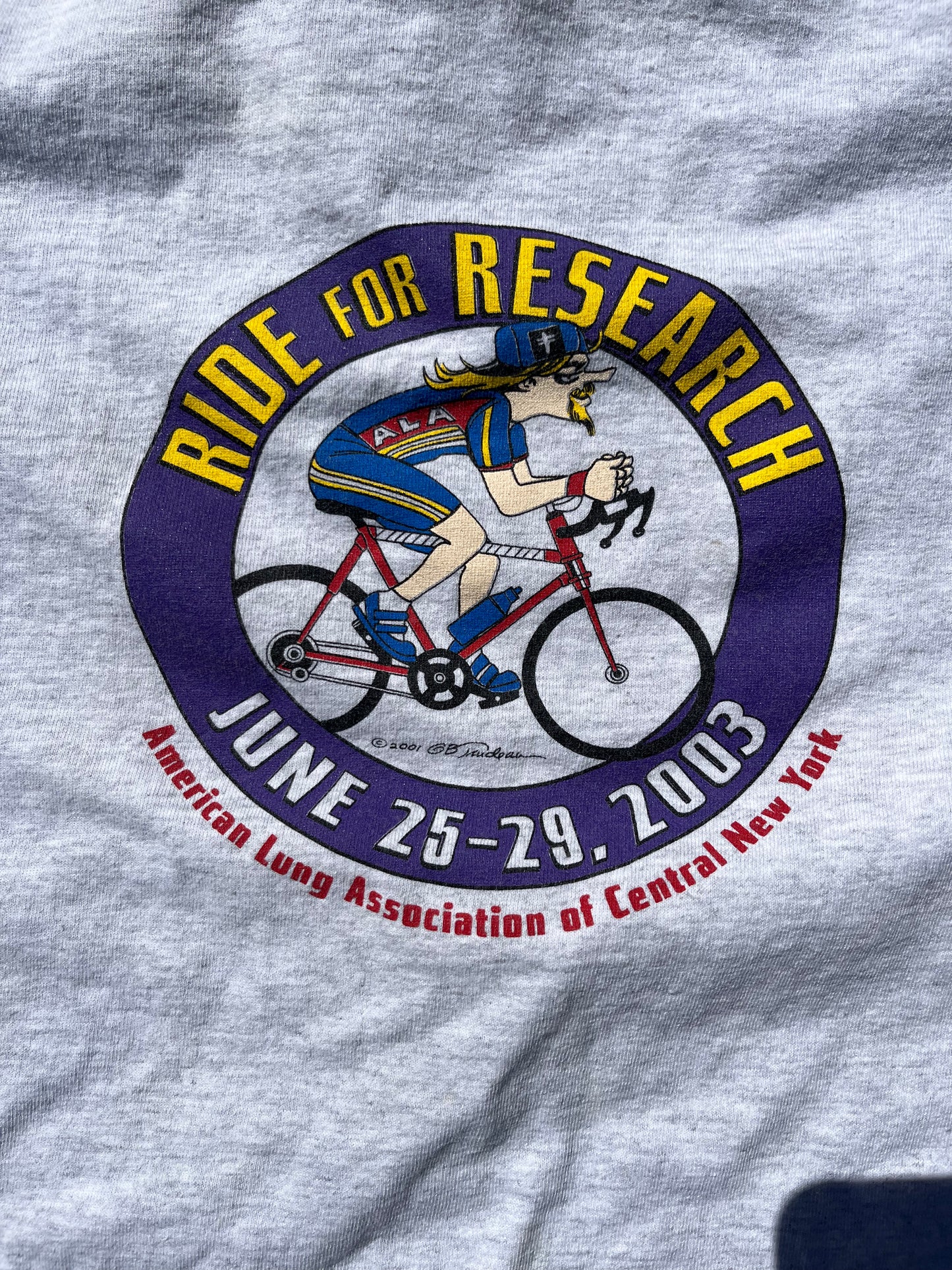 Ride For Research Long Sleeve