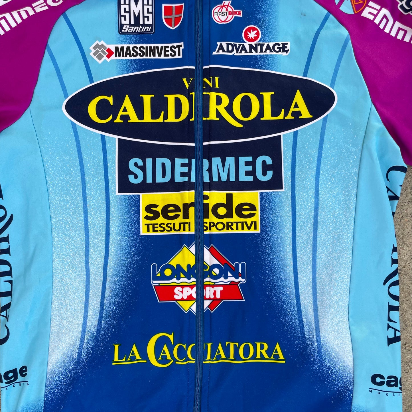 Vini Caldirola De Rosa Long Sleeve Jersey