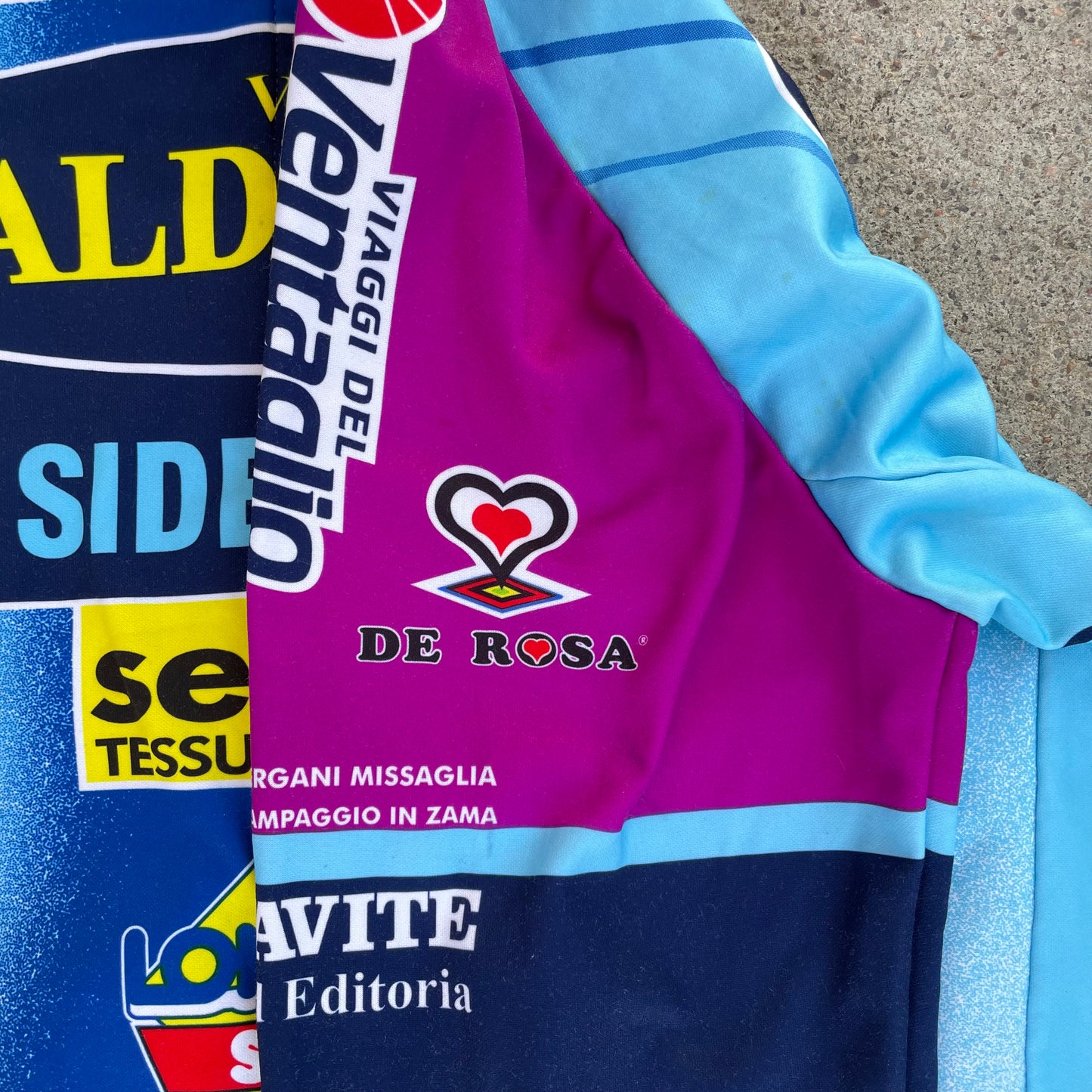 Vini Caldirola De Rosa Long Sleeve Jersey