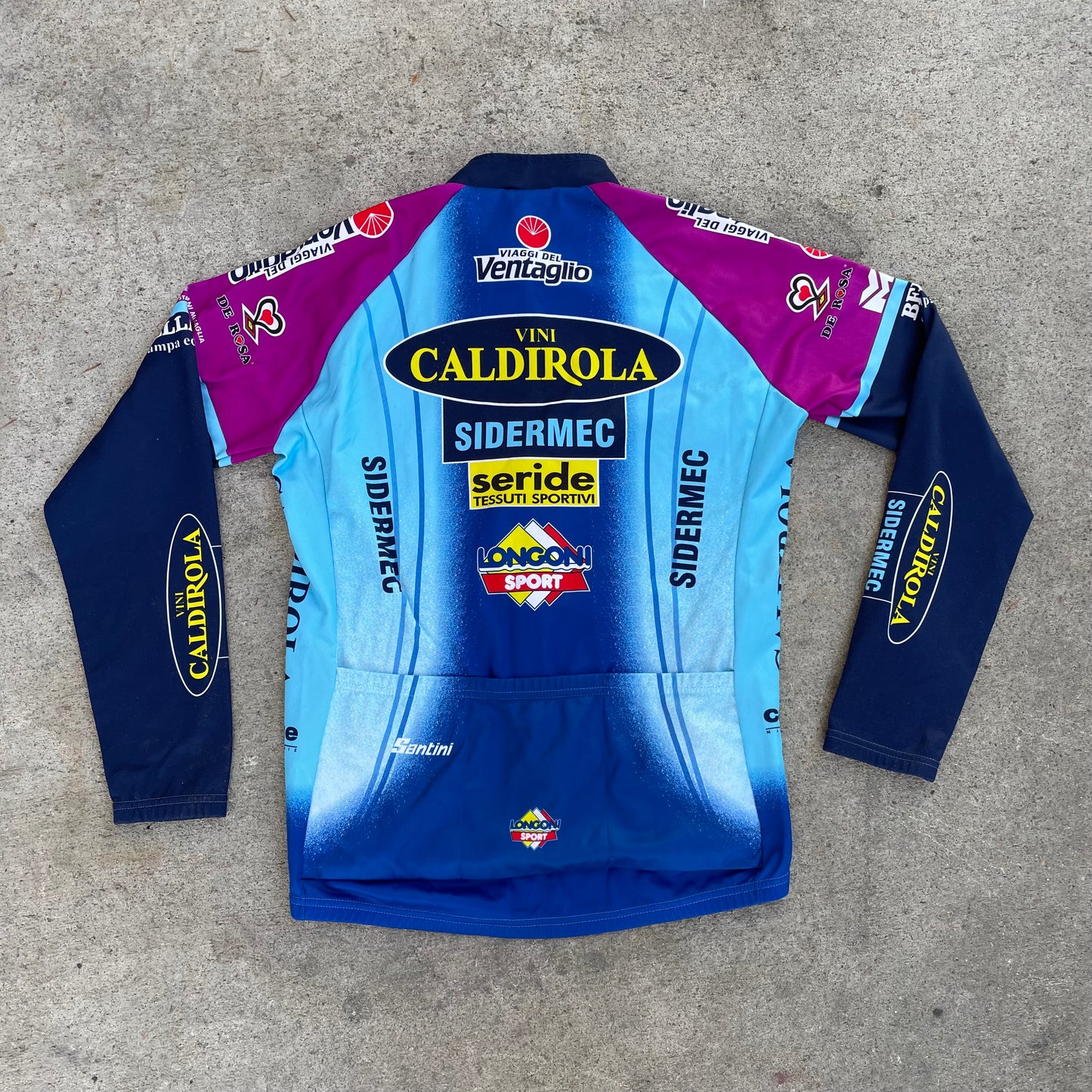 Vini Caldirola De Rosa Long Sleeve Jersey