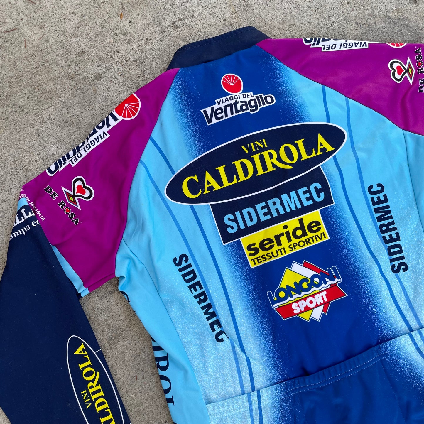 Vini Caldirola De Rosa Long Sleeve Jersey