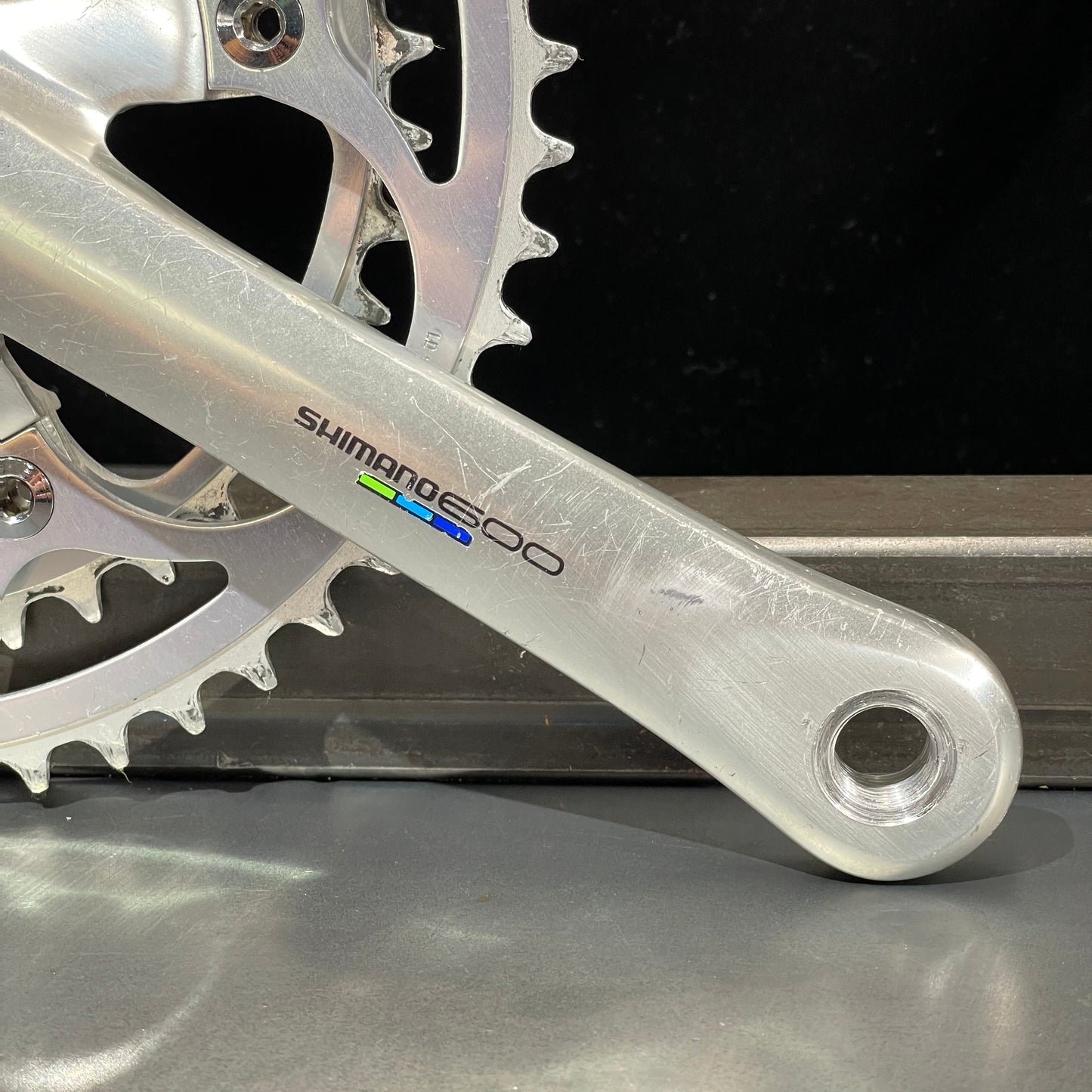 Shimano 600 Tri-Color Crankset