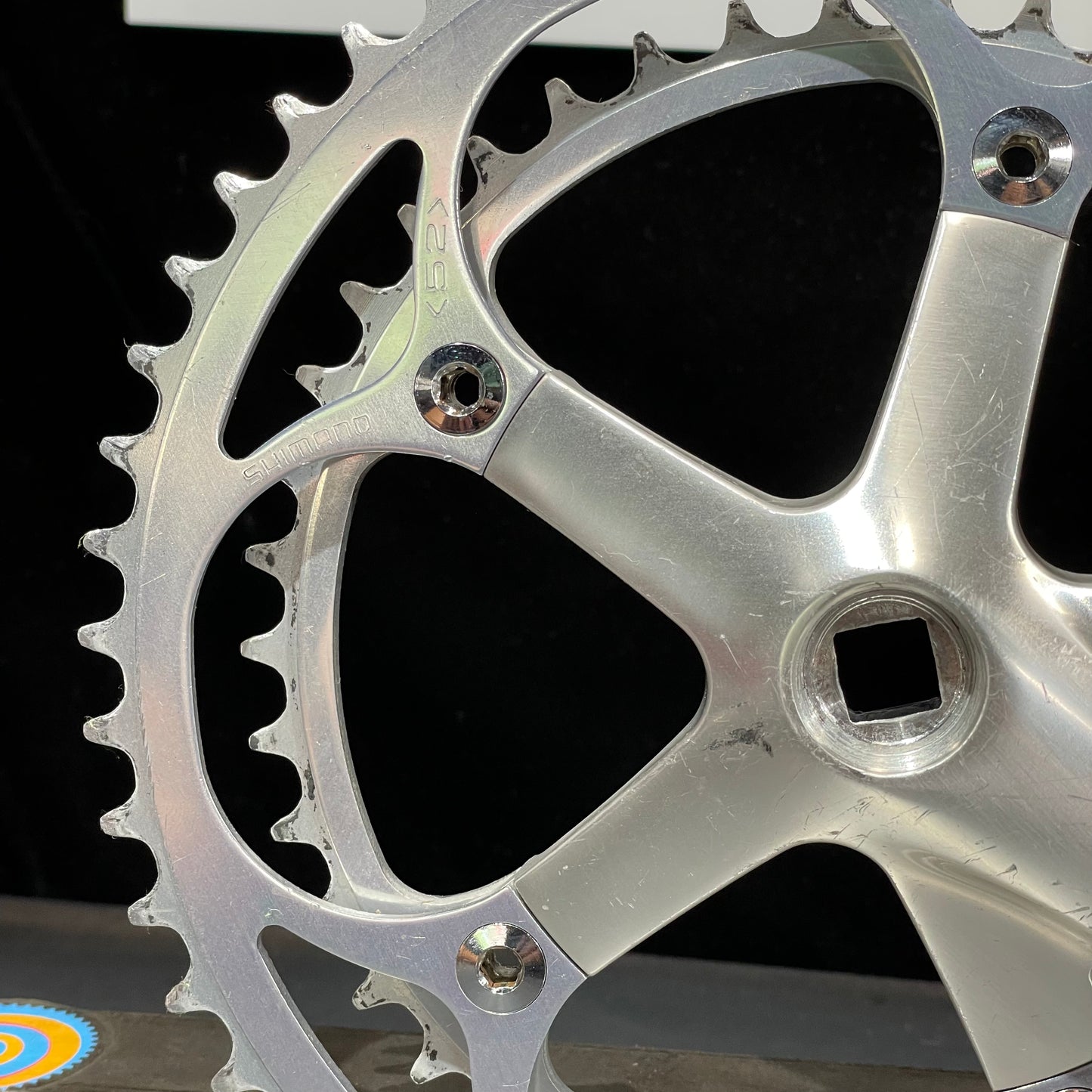 Shimano 600 Tri-Color Crankset