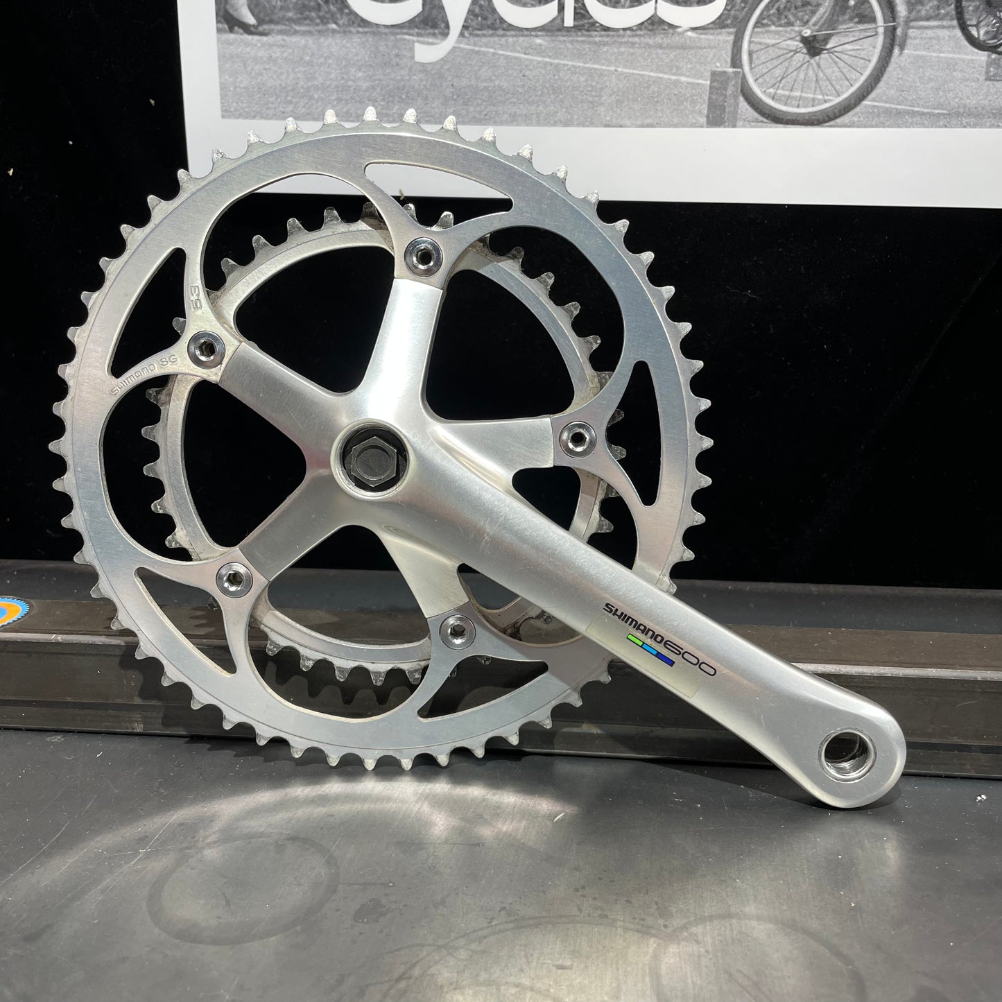 Shimano 600 Tri-Color Crankset