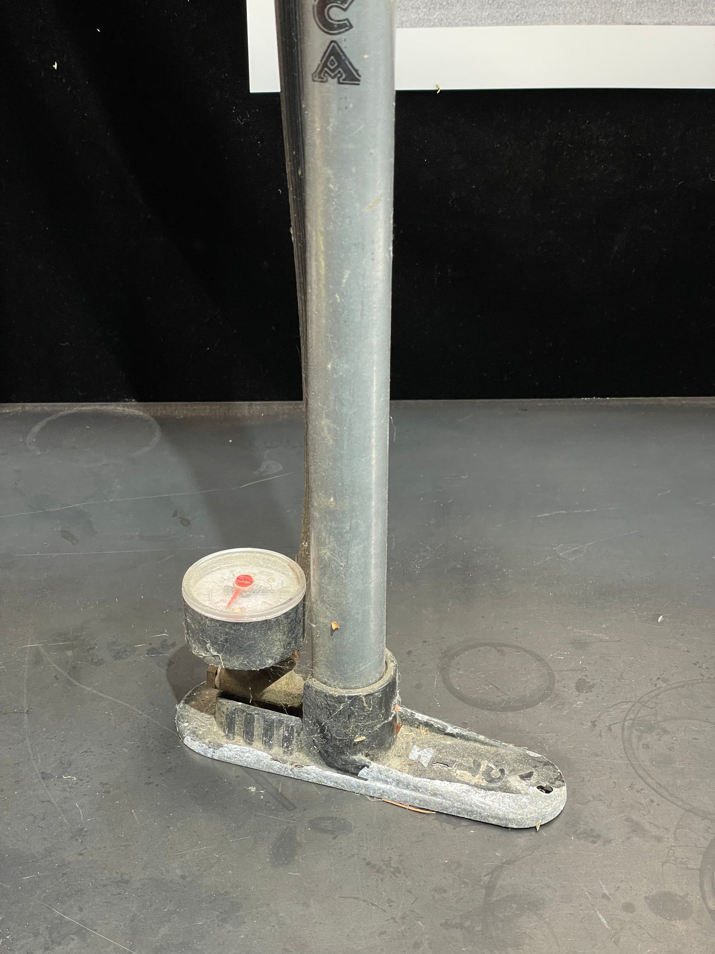 Gray Silca Floor Pump