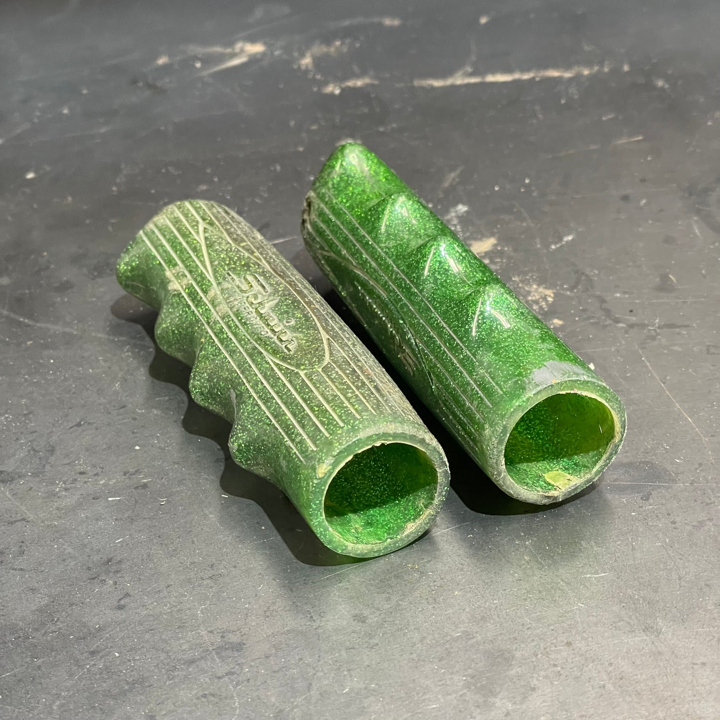 Green Schwinn Handlebar Grips