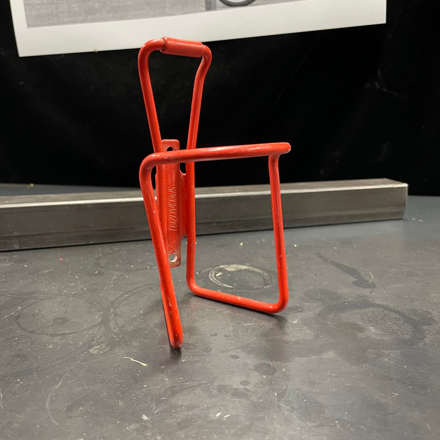 Red Specialized Bottle Cage