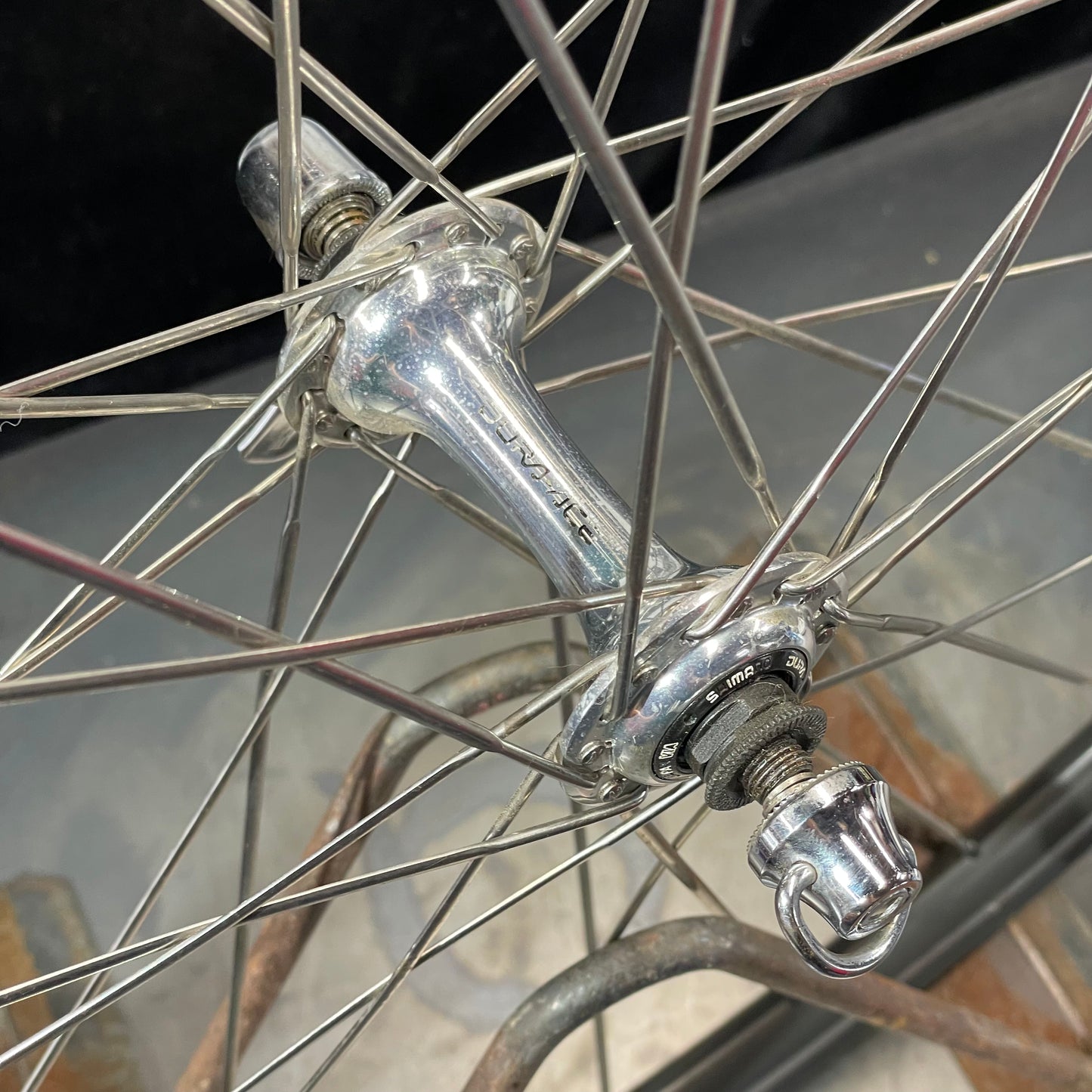 Campagnolo Omega Strada Hardox / Dura-Ace Front Wheel