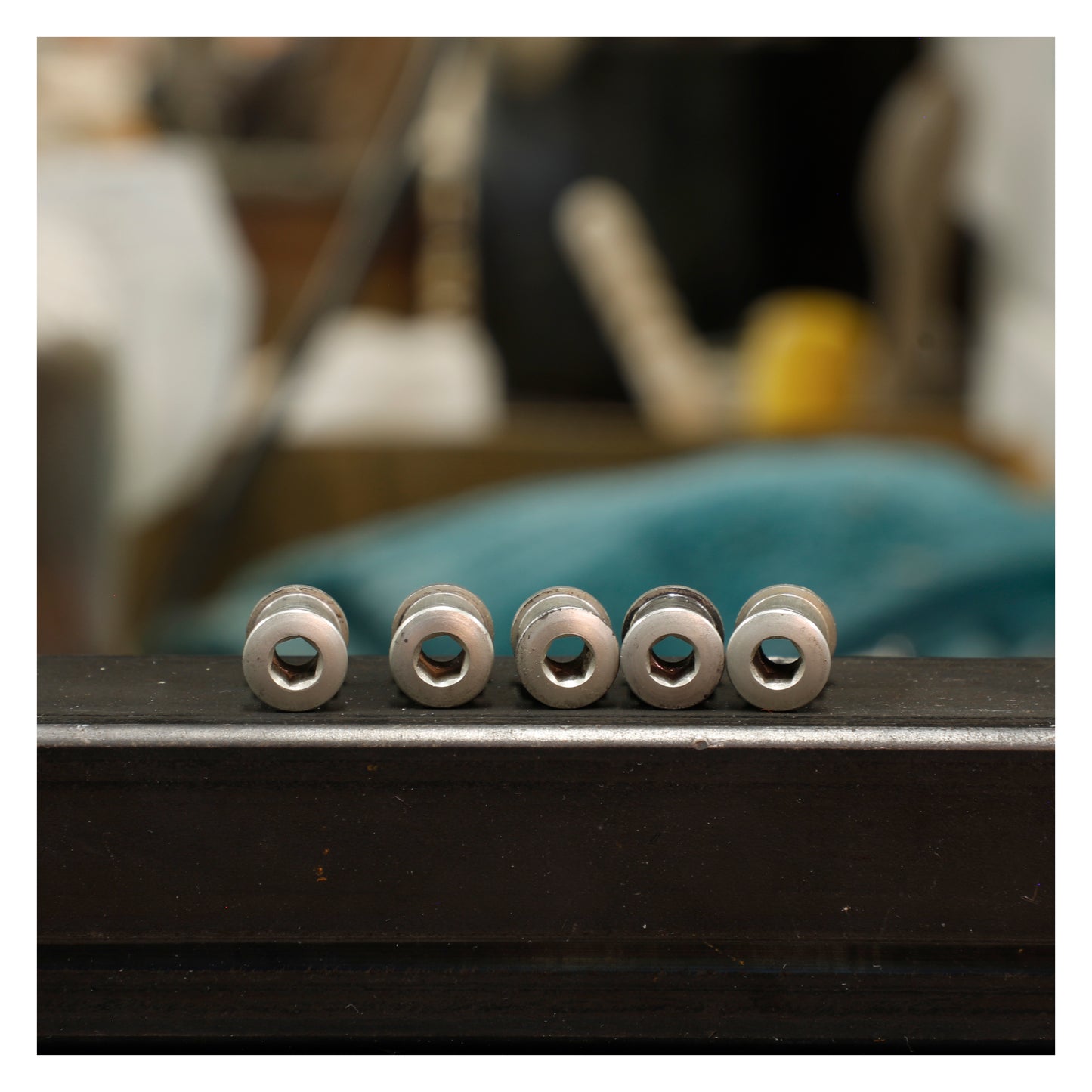 Lightweight Aluminum 2x Chainring Bolts