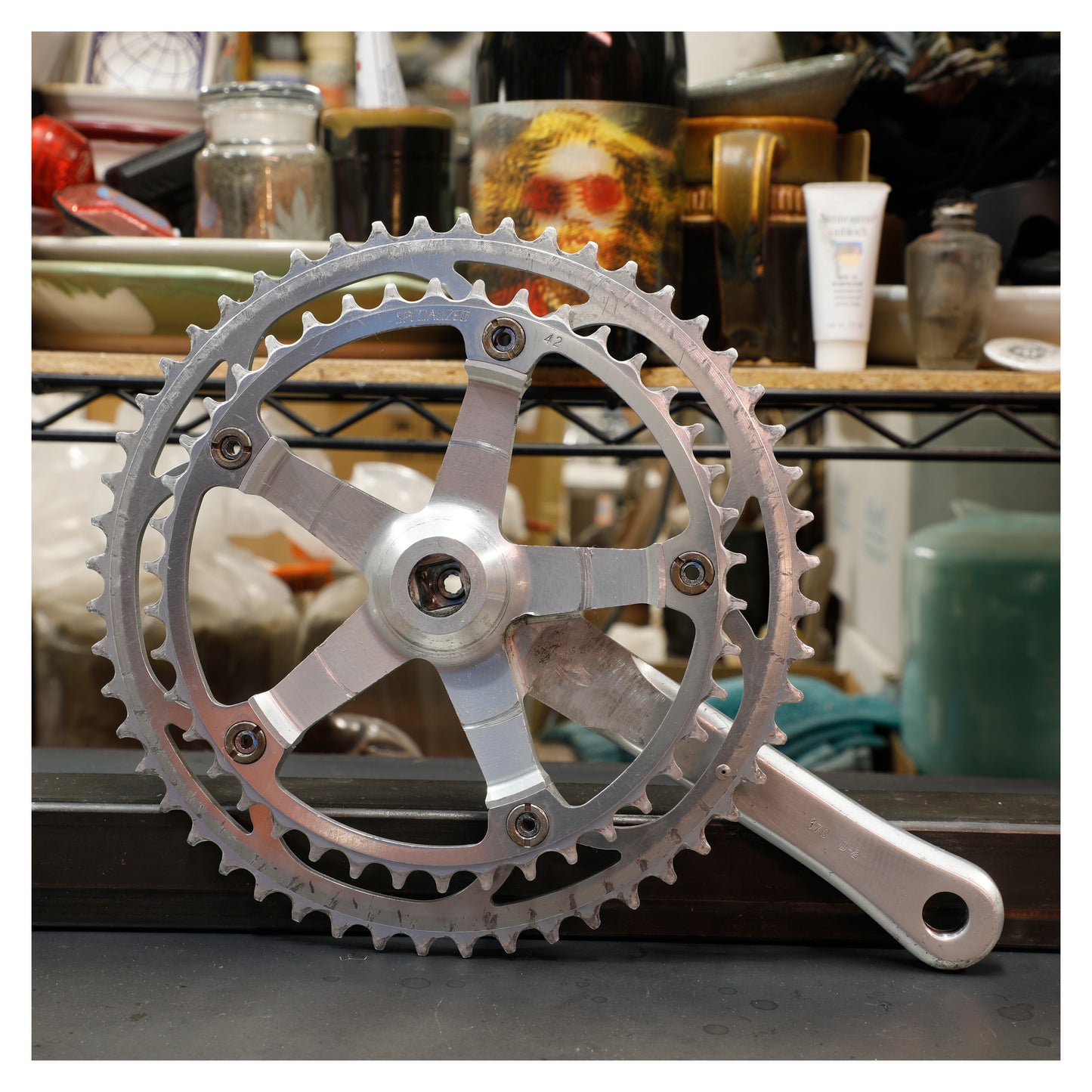 Specialized "Flag" Logo Road Crankset