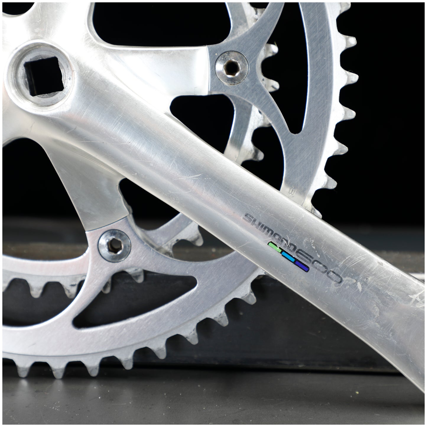 Shimano 600 Tri-Color Crankset