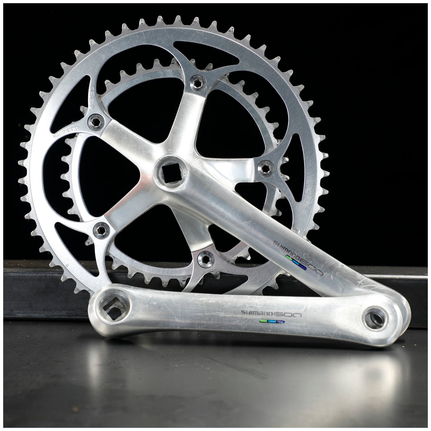 Shimano 600 Tri-Color Crankset