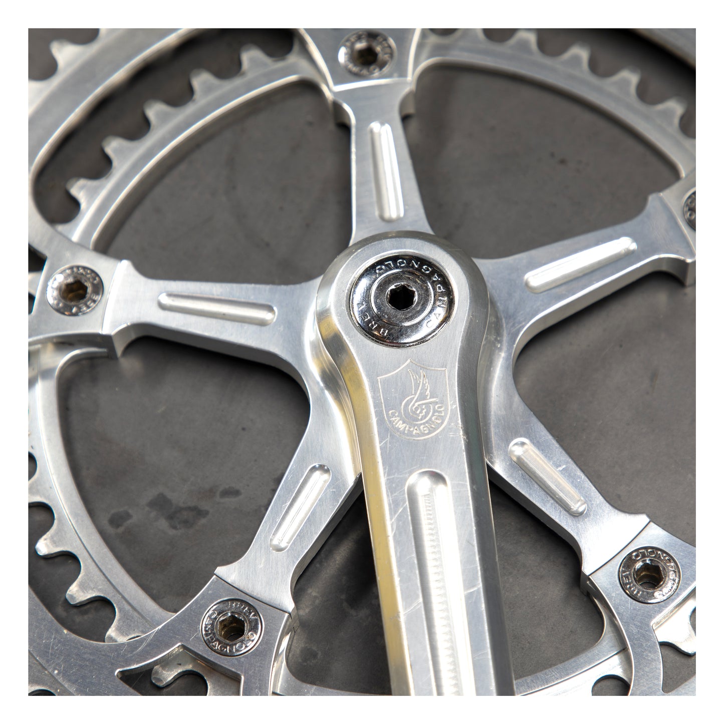 Campagnolo Super Record Crankset & Dustcaps